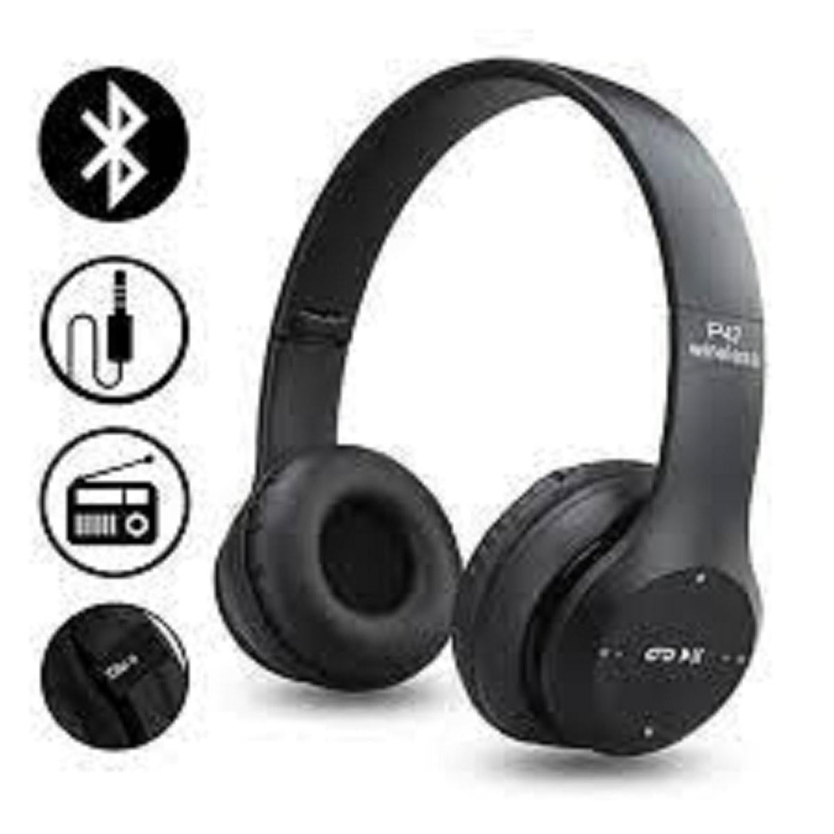 Bluetooth Foldable Headset with Microphone