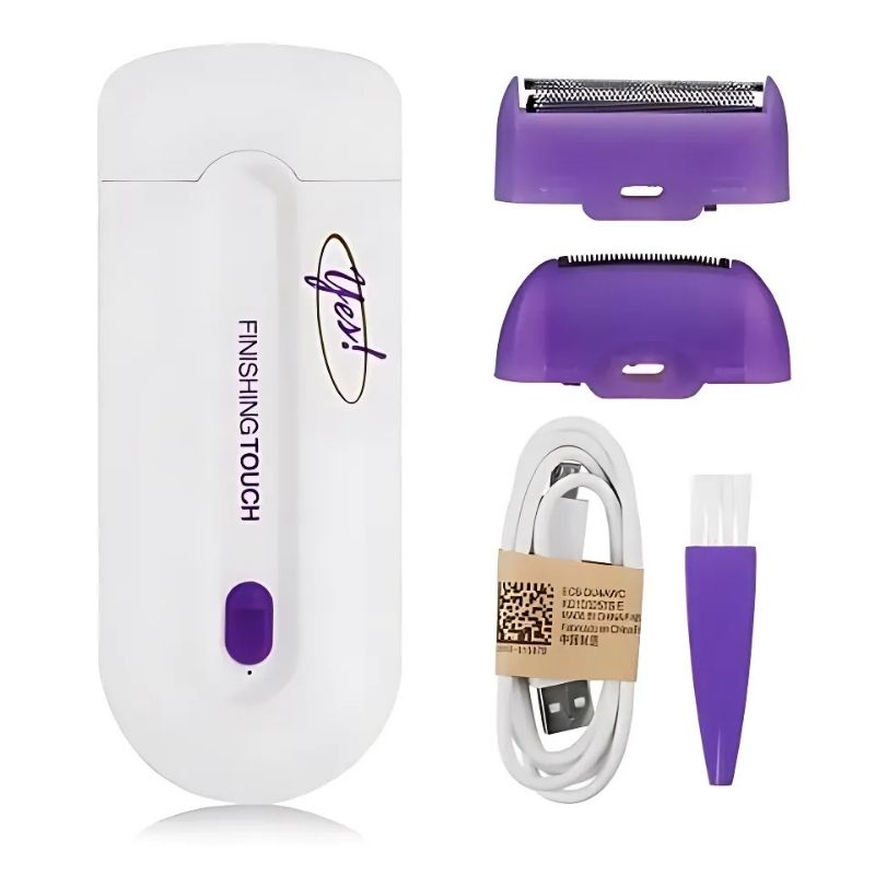 2-in-1 Rechargeable Painless Hair Remover for Face & Body